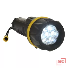 7 LED gumi zseblámpa  YBR Portwest