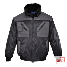 Kéttónusú pilóta kabát Portwest PJ20BYR4XL REDMARKET