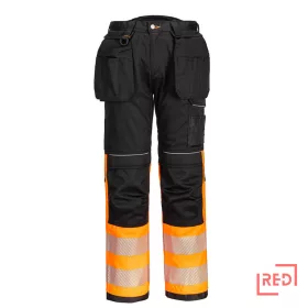 PW3 Hi-Vis Class 1 Holster nadrág Portwest PW307OBR28 REDMARKET
