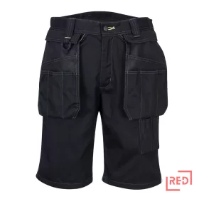 PW3 Holster Work rövidnadrág Portwest PW345BKR28 REDMARKET