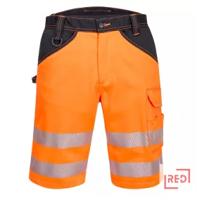 PW3 Hi-Vis rövidnadrág Portwest PW348OBR30 REDMARKET