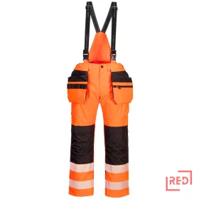 PW3 Hi-Vis kantáros nadrág Portwest PW356OBRL REDMARKET