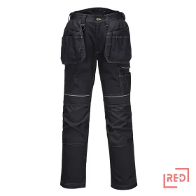 PW3 bélelt téli Holster nadrág Portwest PW357BKR28 REDMARKET