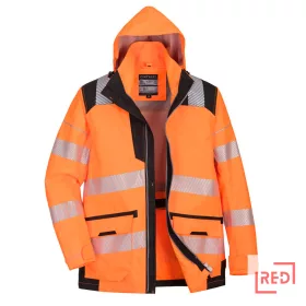PW3 Hi-Vis 5-in-1 kabát Portwest PW367OBR4XL REDMARKET