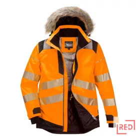 PW3 Hi-Vis Parka télikabát Portwest PW369OBR4XL REDMARKET