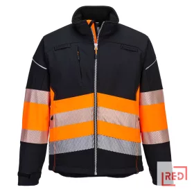 PW3 Hi-Vis Class 1 Softshell kabát (3L) Portwest PW375BKO4XL REDMARKET