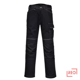 PW3 Hi-Vis női stretch munkanadrág Portwest PW380BKR26 REDMARKET