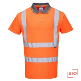 Jól láthatósági rövid ujjú pólóing, RIS Portwest RT22ORR4XL REDMARKET