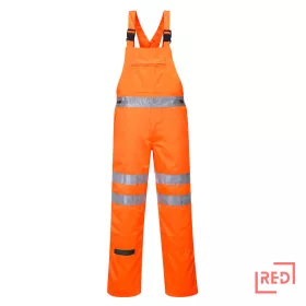 Hi-Vis polipamut kantáros nadrág Portwest RT43ORRL REDMARKET