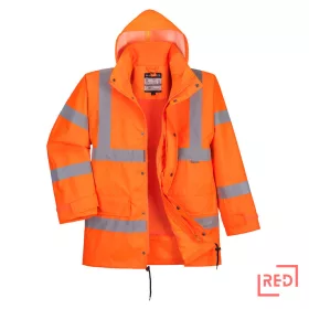 HiVis lélegző Traffic kabát (Interaktív) Portwest RT63ORRL REDMARKET