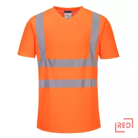 Hi-Vis pamut póló pamut hálós betétes póló S/S Portwest S179ORR4XL REDMARKET