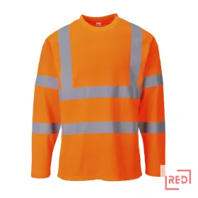 Hi-Vis hosszú ujjú póló Portwest S278ORR4XL REDMARKET