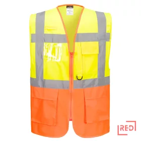 Prága executive mellény Portwest S376YOR4XL REDMARKET