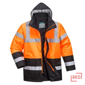 Hi-Vis Kéttónusú Traffic kabát Portwest S467OBR4XL REDMARKET