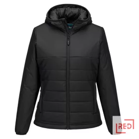Women's Hooded Baffle Jacket Portwest S613BKRL REDMARKET