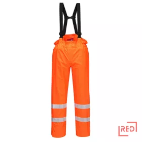 Lángmentes antisztatikus esőnadrág - bélés nélkül Portwest S780ORRL REDMARKET