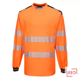 PW3 Hi-Vis hosszú ujjú póló Portwest T185OBR4XL REDMARKET