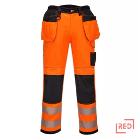 PW3 Hi-Vis Holster nadrág Portwest T501OBR28 REDMARKET